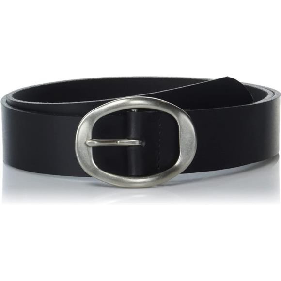 Lucky Brand Women's Leather Belt W/Oval Buckle